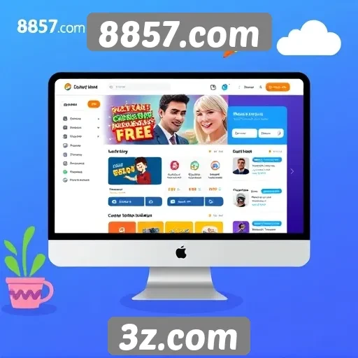 Interface do usuário do 8857.com é intuitiva